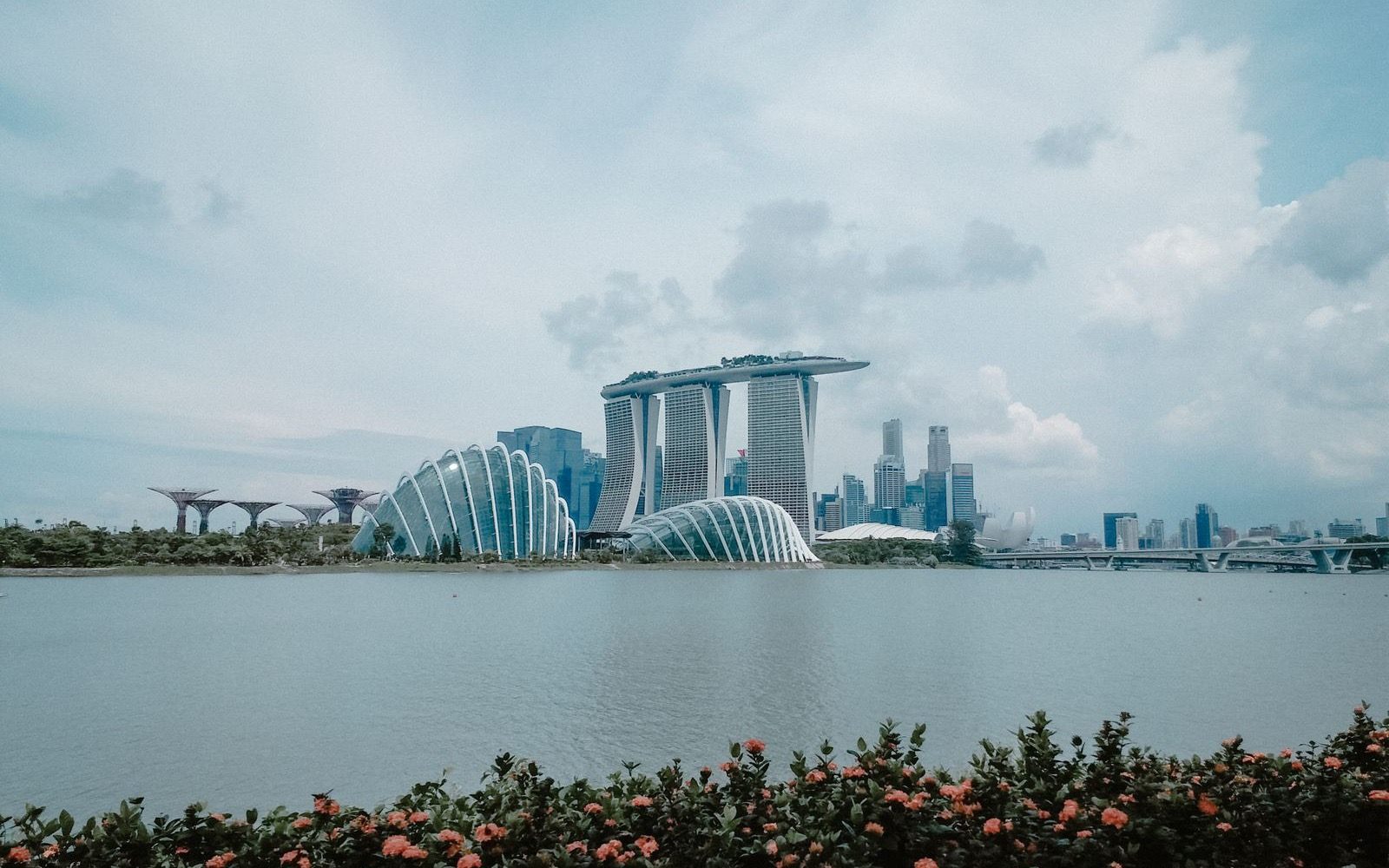 Marina Bay Sands and Gardens by the Bay.